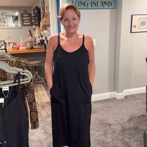 Very J Black Midi Dress